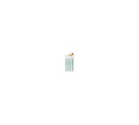 Pébéo 951140 1 Pochette de 6 Pinceaux Plat Polyamide Doré