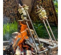 6 piques de rechange en acier inoxydable pour le support Asado