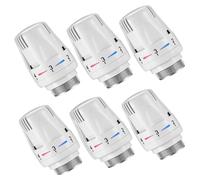 6 Robinets thermostatiques pour radiateurs, régulation automatique de la température, protection contre le gel