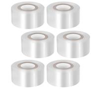 6 Rouleaux Ruban de Greffage en Film PE Blanc Transparent | Transmission de Lumière, pour Agrumes et Arbres Floraux, Propagation en Pépinière ou Exploitation Agricole