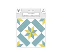 6 Stickers carreaux de ciment - 15 x 15 cm