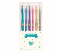 6 Stylos Gel Pailletes Multicolore TU