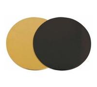 6 supports à gâteaux ronds doré-noir Ø 24 cm Doré G