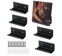 6 supports muraux en fer pour ranger les disques en vinyle