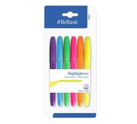 6 surligneurs stylos fluos BE BASIC