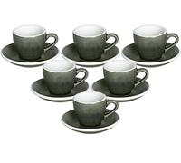 6 Tasses Espresso 80 Ml + 6 Sous Tasses - Forest - Loveramics