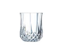 6 Verres À Eau Vintage 23cl Longchamp - Cristal D'arques - Verre Ultra Transparent Au Design Vintage