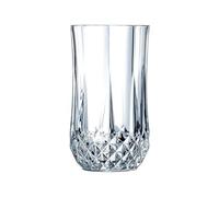 6 Verres À Eau Vintage 36cl Longchamp - Cristal D'arques - Verre Ultra Transparent Au Design Vintage