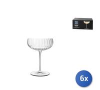 6 Verres Calice En Verre Transparent Pour Champagne Speakeasies 30 Cl