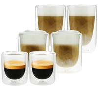 6 Verres Double Paroi Mila 10cl, 25 t 35cl - Pylano