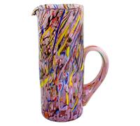 6 verres en verre de Murano soufflé, capacité de 250 ml, hauteur 11 cm