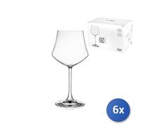 RCR Ego VAP à Eau, Verre, Transparent, Confection 6 pièces, 43.1 cl