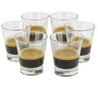6 Verres Espresso Caffeino 8.5 Cl - Bormioli Rocco