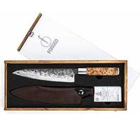 6 Vg10 Couteau Chef 20,5cm + Housse De Protection Cuir - Forged