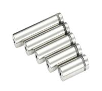 6 vis 12mm inox pour panneaux acrylique et verre publicitaires(D25x50mm 6pcs)