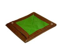 6 'x 8' Dry Top Marron/vert réversible Taille complète 7-mil Poly Tarp item #, 112306