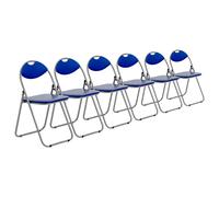 6 x Articles ménagers Blue Harbor rembourrées, pliant, bureau, chaises invités