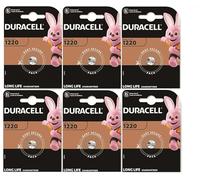 6 x Duracell 1220 (6 ampoules de 1 batterie) 6 piles (CR1220)