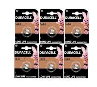 6 x Duracell 1620 (6 ampoules de 1 batterie) 6 piles (CR1620)
