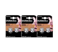 6 x Duracell CR 2430 (3 ampoules de 2 batteries) 6 piles (CR2430)