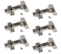 6 x SOTECH Paumelles T45 Butée d'angle avec amortisseur + plaque cruciforme Charnières Charnières à boîtier
