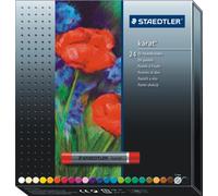 6 x STAEDTLER 2420 C24 Pastels à l'huile, étui de 24 pièces