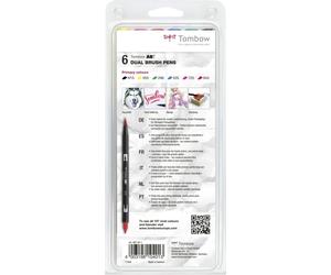 6 x Tombow ABT-6P-1ABT 6er Set Primary Colors