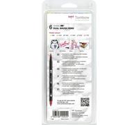 6 x Tombow ABT-6P-2ABT 6er Set Pastel Colors