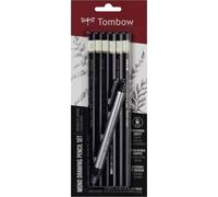 6 x Tombow MONO-6PC-SETBleistiftset MONO + Radierer