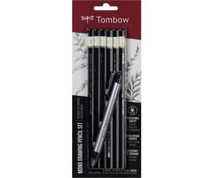 6 x Tombow MONO-6PC-SETBleistiftset MONO + Radierer