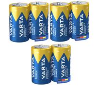 6 x Varta Longlife Power Baby C / LR14 1,5 V