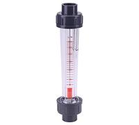 60-600L / H Débitmètre Coudé Tube en Plastique Rotamètre d'Eau Instantané LZS-15D Débitmètre Liquide Flotteur Double Fil Connecteur Femelle pour DN 15 Tube