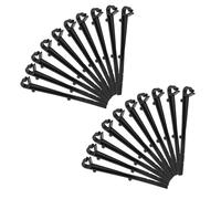 60 clips de fixation pour filet de gouttière en ABS noir | Compatibles universels avec protections de gouttière, résistants à la corrosion, anti-UV et conçus pour l’extérieur