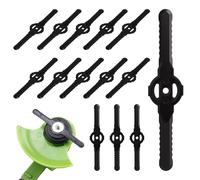 60 Lames de Rechange pour Coupe-Bordures,Lames en Plastique PP 5 mm Compatibles avec Coupe-Bordures Sans Fil et Accessoires- Outils Pour Coupe-Bordures, Tondeuses À Gazon, Jardin Et Pelouse