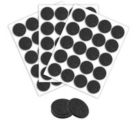 60 PCS Patins pour Meubles Ø 20 mm, Patin Chaise Feutrine Autocollante, Tampon Meuble, Tampon Chaise Feutre, Patin Meuble Feutrine pour Pieds de Meubles, Anti-Rayures Réduit Le Bruit - Noir