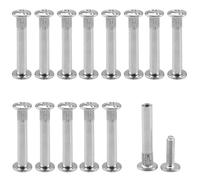 60 Pcs Vis de Connexion avec Boulon de Raccordement en Fer Nickelé - Professionnel pour Meubles, Connecteur D'armoire, Assemblage M5
