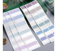 60 pièces 120 pièces 240 pièces Onglets d'index réutilisables et inscriptibles, étiquettes de marquage de pages de fichiers colorées pour livres, notes, organisation de bureau, accessoires de bureau e