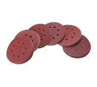 60 Pièces 5 Pouces 8 Trous Crochet Boucle Disques Abrasifs Papier De Verre 60/80/120/180/240/320 Grain