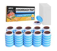 60 Pièces Anti Cafard Piege Gel Cafards Produit Puissant Professionnel Piège Blattes Meilleur, pour Exterieur Interieur, Efficace