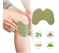 60 Pieces Anti Pain Knee Patch Heated Self Adhesive Osteoarthritis Knee Herbal Base for Pain Neck Shoulders Curves Joints