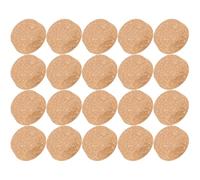 60 Pièces Bouchon de Bouteille en Verre Liège Bois, Réutilisable | Couleur Kaki Naturelle, Format Petit et Délicat, pour Bouteilles de Liqueur et Cocktails