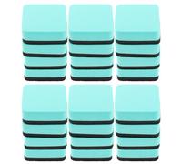 60 Pièces Effaceur Magnétique Carré pour Tableau Blanc, Feutre | Mini Gomme Effaçable à Sec, Usage École et Sessions, Vert Clair, pour Enseignants et Garçon et Filles