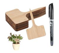 60 Pièces Etiquette Semis, Etiquette Jardin, Etiquette Potager, Etiquetage Réutilisable et Accessoires pour Plantes, Livré Avec Un Marqueur Noir, pour Les Graines, Les Semis, Les Légumes, 6x10cm