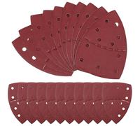 60 Pièces Feuilles Abrasives Triangulaires 240 Grains 11 Trous | Aluminium Oxyde, Application Polyvalente sur Bois et Métal, Format 240, Performance Constante, Lot de Feuilles