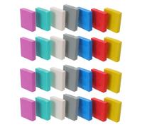 60 Pièces Gomme Mie de Réutilisable pour Dessin, Graphite | Gomme Malléable Lavable, Douce pour L'art, 4,50x3,50x1,00cm, pour École Style Aléatoire