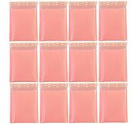 60 Pièces Pochettes à Bulles Roses Pe, Résistantes et Rembourrées | Pochette Bulle Auto-adhésive, Enveloppes D'emballage Solides, pour Lèvres et Porte-clés, Lot Pratique
