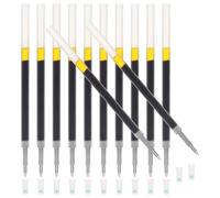 60 Pièces Recharge de Stylo Bille 0,5mm en Pp, Fuite | Remplacement Facile, Noir, pour Dessin et Écriture Quotidienne, Fournitures pour Adolescents, Usage Bureau