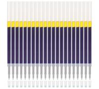 60 Pièces Recharge Stylo Bille Neutre 0,5mm, Bleu PP | Recharges de Remplacement pour Bureau, Usage sur Papier et Stylo Signature, Anti-fuite