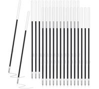 60 Pièces Recharges de StyloRétractables, Recharge Stylo Bille, Recharges pour Stylos, Cartouche Stylo Bille, Recharges de Stylo