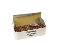 60 Piles Alcalines AA / LR6 Camelion Alcaline Plus